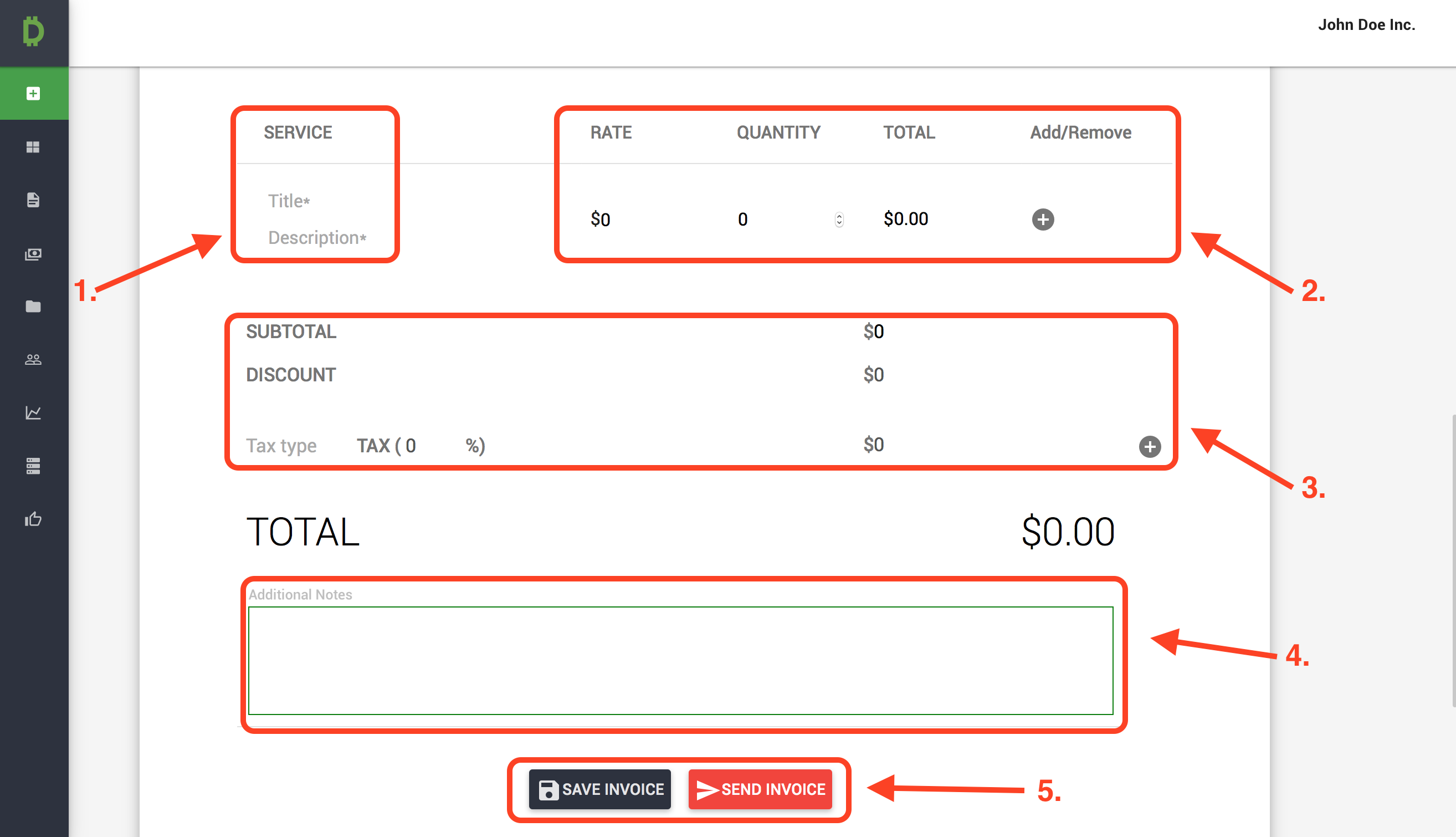 how to use due invoicing due due invoicing