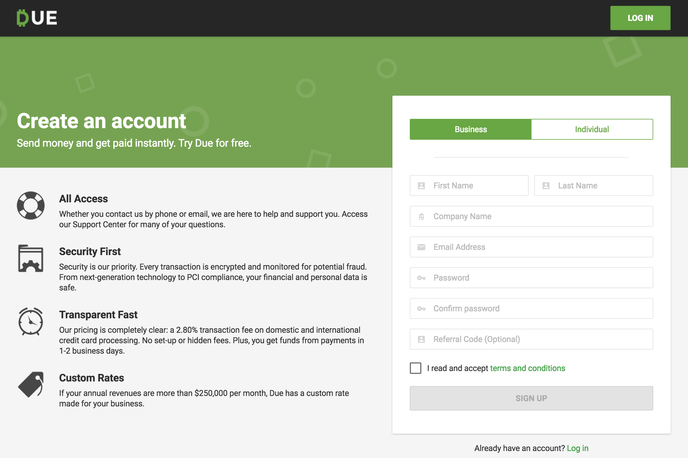 How to Setup Your Due SandBox Account for Testing Due
