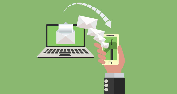 cell phone emails
